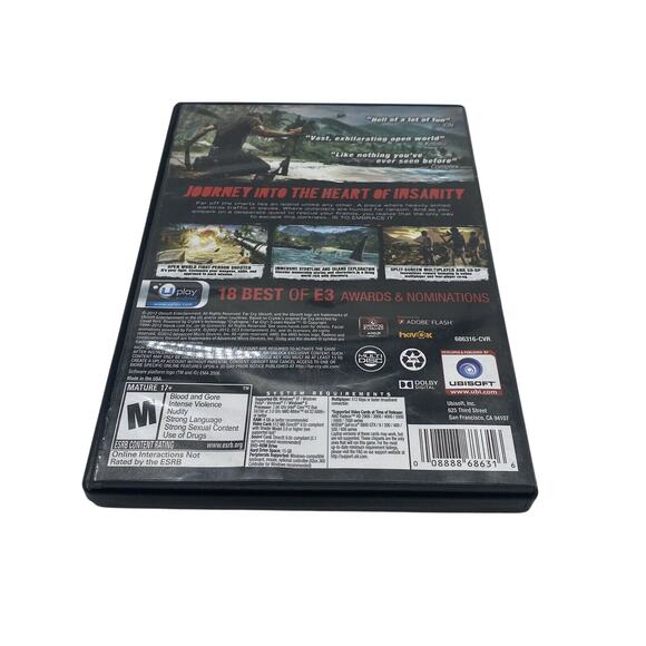 Far Cry 3 (PC, 2012) Very Good Condition Game with Box - Picture 2 of 5